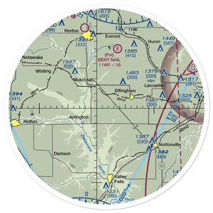 Strafuss Airport (SN43) VFR Sectional Sticker (30 mile)