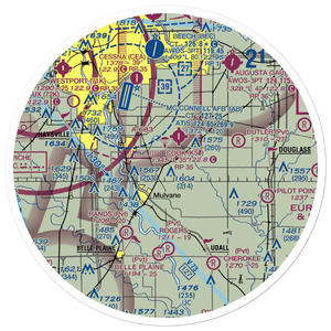 Olson Aerodrome (SN40) VFR Sectional Sticker (30 mile)