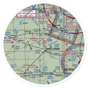 Wamsley Field (SN36) VFR Sectional Sticker (30 mile)