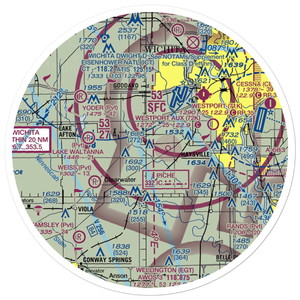 Rucker Airport (SN34) VFR Sectional Sticker (30 mile)
