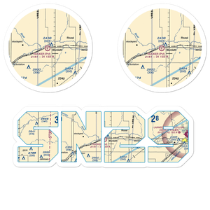 Rucker Airport (SN29) VFR Sectional Sticker Pack
