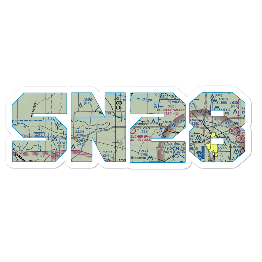 Belcher Airport (SN28) VFR Sectional Sticker 