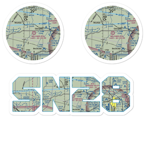 Belcher Airport (SN28) VFR Sectional Sticker Pack