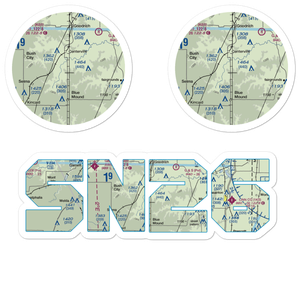 Horttor Airport (SN26) VFR Sectional Sticker Pack