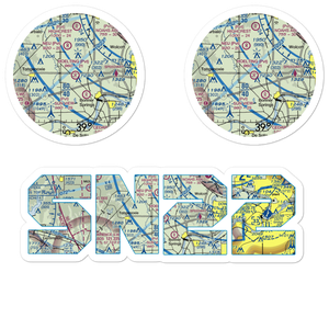 Hoelting Airport (SN22) VFR Sectional Sticker Pack