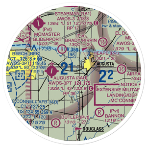 Sills Air Park (SN18) VFR Sectional Sticker (20 mile)