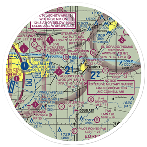 Sills Air Park (SN18) VFR Sectional Sticker (30 mile)