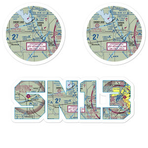 Albers Airport (SN13) VFR Sectional Sticker Pack