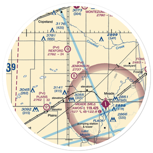 Jenkinson Airport (SN12) VFR Sectional Sticker (30 mile)