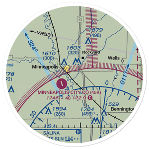 Solomon Valley Airpark (SN09) VFR Sectional Sticker (20 mile)