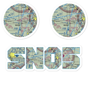 Halstead Airport (SN05) VFR Sectional Sticker Pack