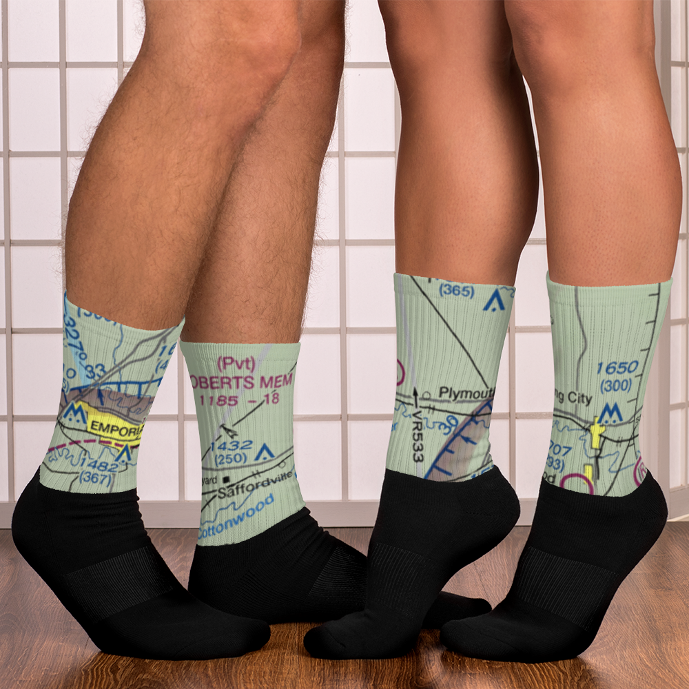 Roberts Memorial Airport (SN04) VFR Sectional Socks 