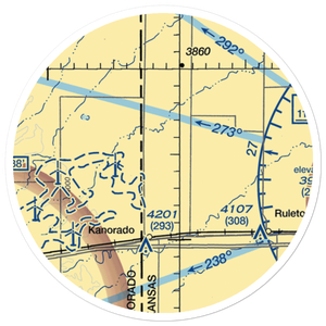 Wright International Airport (SN02) VFR Sectional Sticker (20 mile)