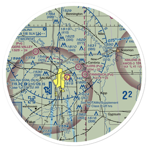 J Roesner Airport (SN00) VFR Sectional Sticker (30 mile)