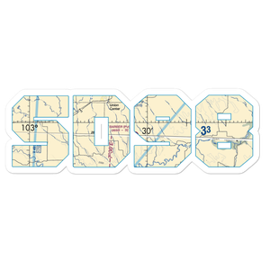 Barber Airport (SD98) VFR Sectional Sticker