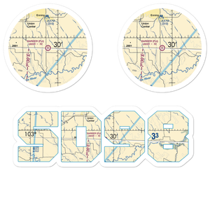 Barber Airport (SD98) VFR Sectional Sticker Pack
