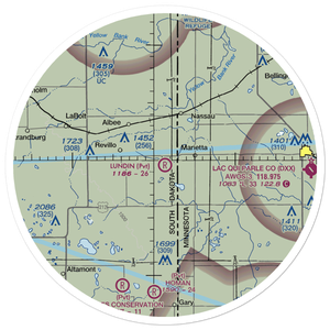 Lundin Airport (SD94) VFR Sectional Sticker (30 mile)