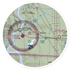 Priebe Landing Strip (SD89) VFR Sectional Sticker (30 mile)