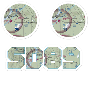 Priebe Landing Strip (SD89) VFR Sectional Sticker Pack
