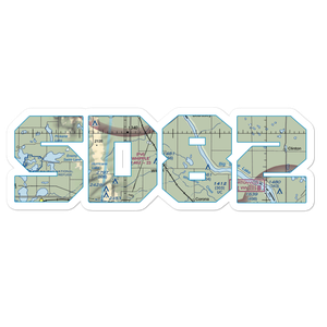 Webster-Eneboe Airstrip (SD82) VFR Sectional Sticker