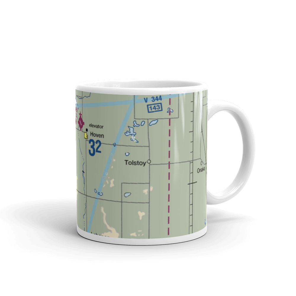 Monty Harer Airstrip (SD79) VFR Sectional  Mug 