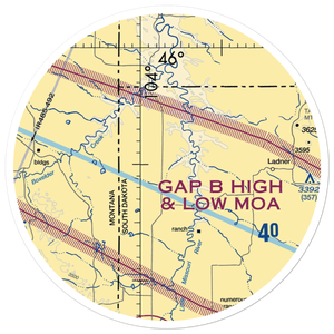 Tennant Ranch Airport (SD76) VFR Sectional Sticker (30 mile)
