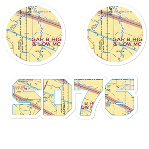 Tennant Ranch Airport (SD76) VFR Sectional Sticker Pack