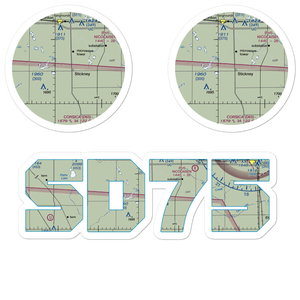 Livingston Airport (SD75) VFR Sectional Sticker Pack