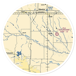 Vig Ranch Airfield (SD72) VFR Sectional Sticker (30 mile)