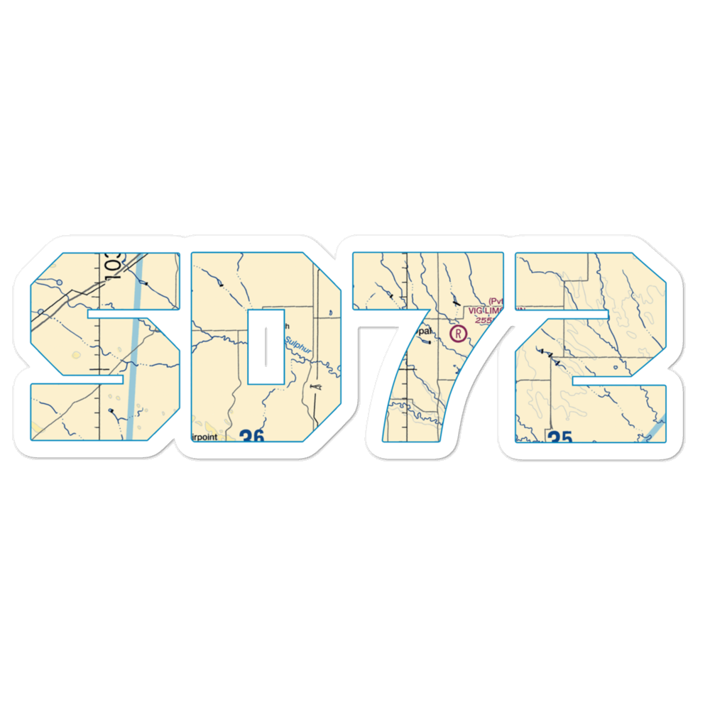 Vig Ranch Airfield (SD72) VFR Sectional Sticker 