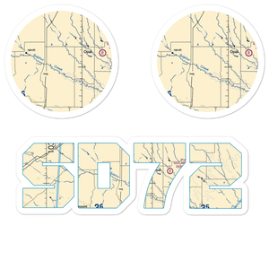 Vig Ranch Airfield (SD72) VFR Sectional Sticker Pack
