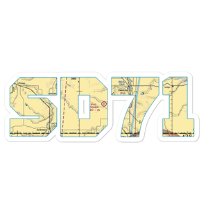Bogner Field (SD71) VFR Sectional Sticker