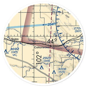 Cooks Airport (SD66) VFR Sectional Sticker (20 mile)
