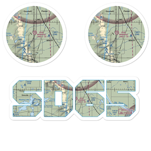 Whipple Ranch Airport (SD65) VFR Sectional Sticker Pack