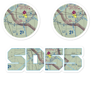 Winter Airfield (SD55) VFR Sectional Sticker Pack