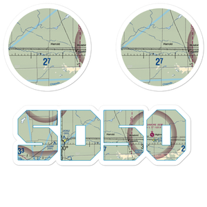 Harrold Municipal Airport (SD50) VFR Sectional Sticker Pack