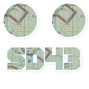 Ingle Airport (SD43) VFR Sectional Sticker Pack