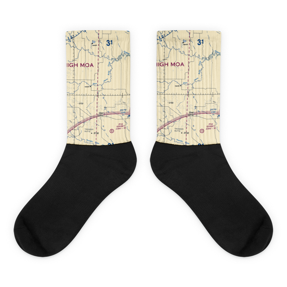 Shambo Ranch Airport (SD41) VFR Sectional Socks 