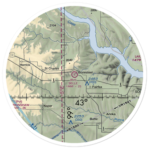 Selle Airport (SD30) VFR Sectional Sticker (30 mile)