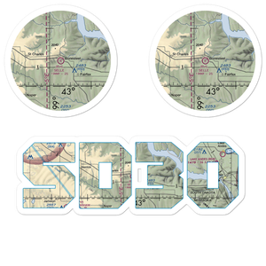 Selle Airport (SD30) VFR Sectional Sticker Pack