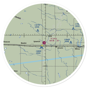 Rappe Field (SD25) VFR Sectional Sticker (30 mile)