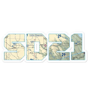 Hayes Emergency Airstrip (SD21) VFR Sectional Sticker