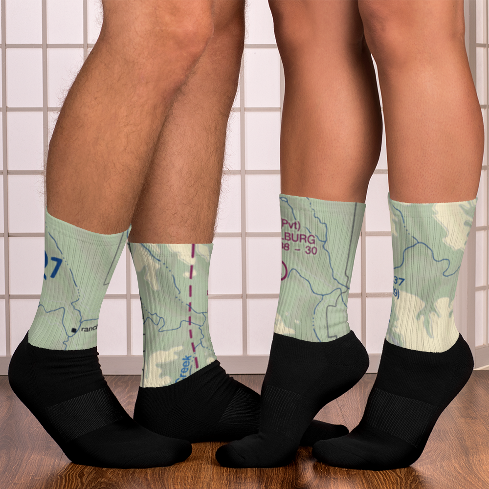 Valburg Ranch Airport (SD14) VFR Sectional Socks 