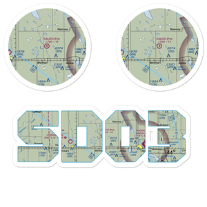 Calico Field (SD03) VFR Sectional Sticker Pack