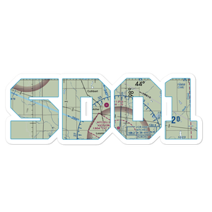 Mj Aviation I Airport (SD01) VFR Sectional Sticker
