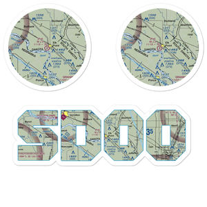 Mj Aviation Ii Airport (SD00) VFR Sectional Sticker Pack