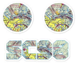 Mount Holly Airport (SC98) VFR Sectional Sticker Pack