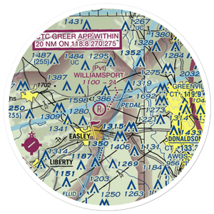 Williamsport Airpark (SC86) VFR Sectional Sticker (20 mile)