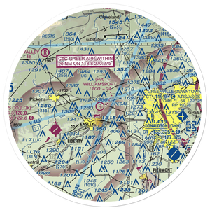 Williamsport Airpark (SC86) VFR Sectional Sticker (30 mile)