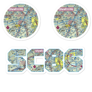 Williamsport Airpark (SC86) VFR Sectional Sticker Pack